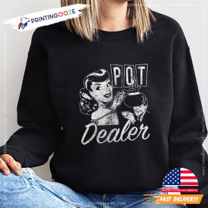 Pot Dealer Vintage Style Funny coffee shirt