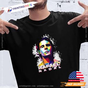 Rafael Nadal Portrait Art T shirt 2