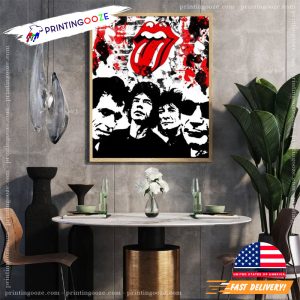 Rock Legends The Rolling Stones Band Art Poster 1