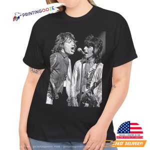 Rolling Stones Keith Richards Mick Jagger Retro Performance T shirt 3