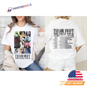The Eras Tour 2024 Dates Vintage Taylor Europe 2 Sided T shirt 1