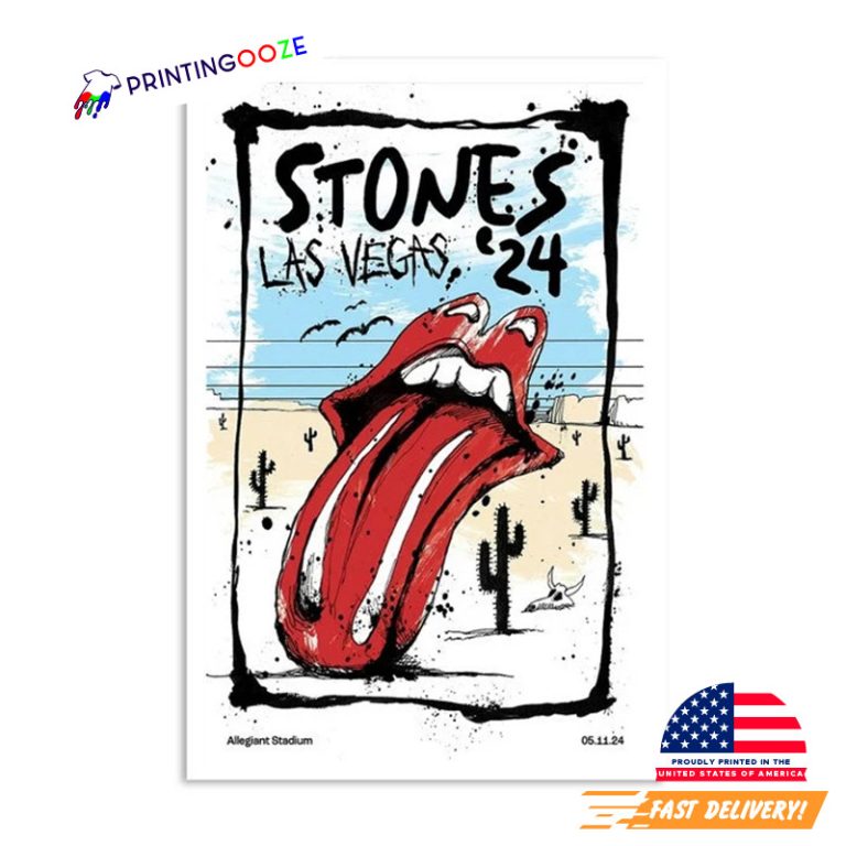 The Rolling Stones Tour 2024 Las Vegas Poster Unleash Your Creativity