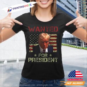 Trump For President Wanted 2024 Vintage T shirt 2