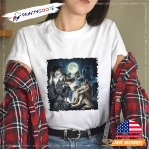 Wolf Ripping Meme Funny Shirt 2