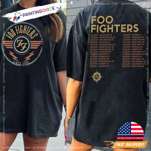 foo fighters tour 2024 Comfort Colors Tee 1