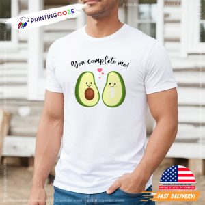 green avocado Couple T shirt 1