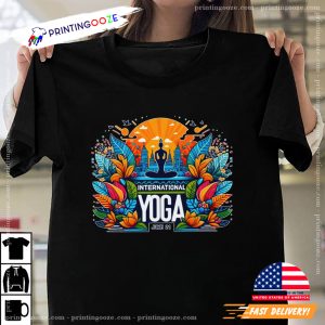 happy international yoga day June 21 T shirt