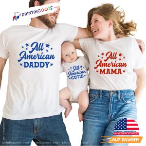 All American Family 4th Of July Family Matching Shirts 2