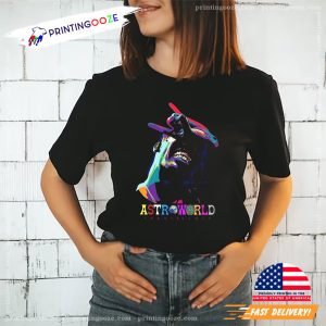Astro World Travis Scott Graphic Art T shirt 1