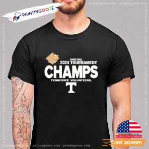 Basketball 2024 Tournamnet Champs Tennessee Volunteers T shirt 1
