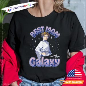 Best Mom In The Galaxy Princess Leia T Shirt, Star Wars Mother's Day Gift 1