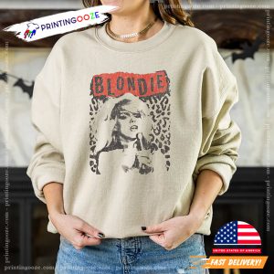 Blondie Vintage Rock Band Graphic T shirt
