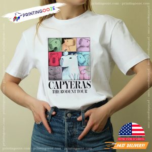 Capyeras Capybara The Rodent Tour T Shirt 2