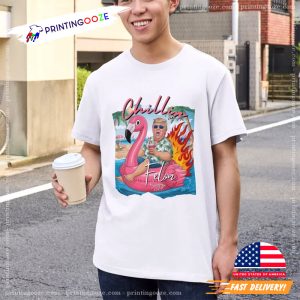 Chillin Like A Felon Summer 2024 President Trump Summer T shirt 2