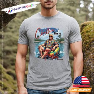 Chillin Like A Felon Trump 2024 Vacation Funny Election Shirt 1