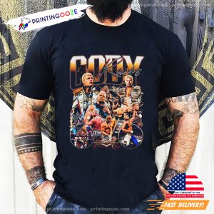 Cody Rhodes Highlight Vintage 90s Style T shirt 2