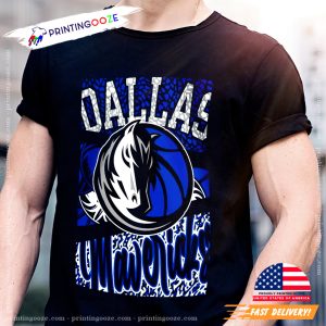 Dallas Mavericks Blue Court Culture T shirt 1