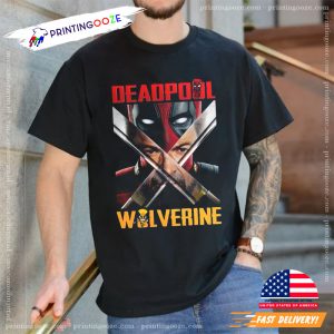 Deadpool and Wolverine Deadpool 3 Movie Poster Shirt 2