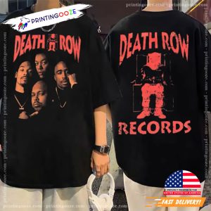 Death Row Records Double Sided Graphic Shirt