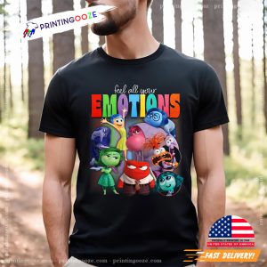 Disney Pixar Inside Out 2 Feel All Your Emotions Graphic Tee 3