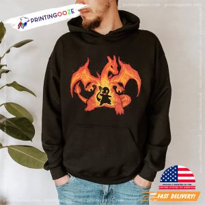 Fire Dragon Within Charizard Pokemon Shirt 3