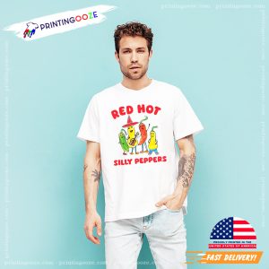 Funny Art red hot chili peppers tee shirt 1