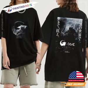 Godzilla Minus One Logo Signature Fan Gifts Two Sides Classic T Shirt