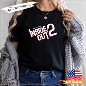 Inside Out 2 Movie Logo Disney T shirt 1