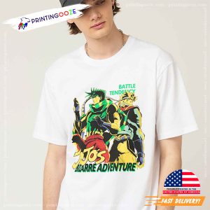 JoJo Bizarre Adventure Battle Tendency Manga T shirt 3