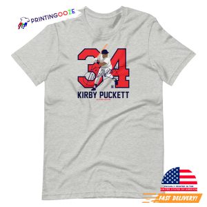Kirby Puckett Baseball Hall of Fame Signature T shirt