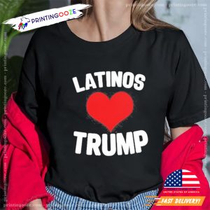 Latinos Love Trump Funny Support Trump 2024 Shirt 1