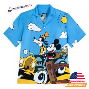 Mickey Mouse and Friends Vacation Aloha Shirt 2