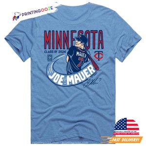 Minnesota Joe Mauer Class Of 2024 Baseball Signature T shirt