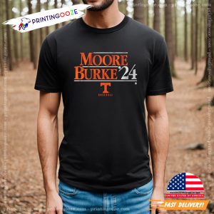 Moore Burke 2024 Tennessee Baseball T shirt 1