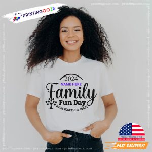 Personalized 2024 Family Fun Day Back Together again T shirt 5