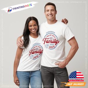 Personalized 4th Of July BBQ family day holiday T Shirt