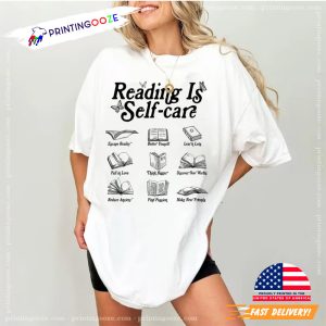 Reading Is Self care, Bookish Mental Health T shirt