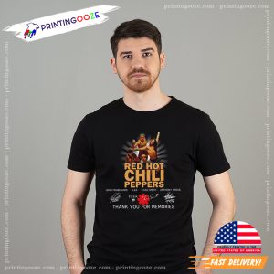 Red Hot Chili Peppers Anniversary Signatures T shirt