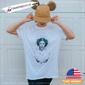 Star Wars Princess Leia Retro Portrait T shirt 2