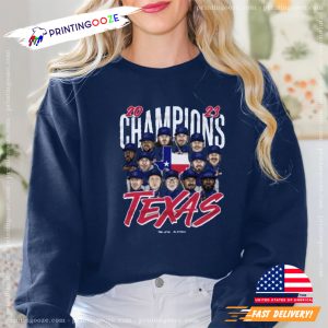 TEXAS RANGERS MLB Champions 2023 Team T shirt