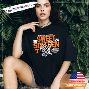 Tennessee Volunteers Sweet Sixteen March Madness 2024 Basketball T shirt 1