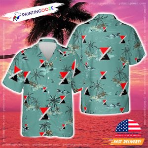 US Army 7th Infantry Division Distinctive Unit Insignia Hawaiian Shirt