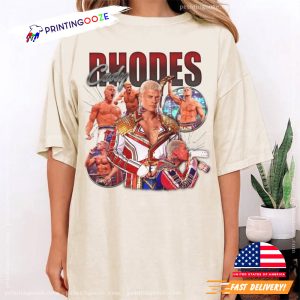 Vintage Cody Rhodes American Professional Wrestler Graphic T shirt 2