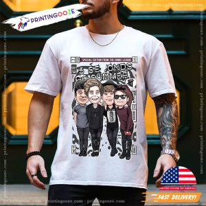 5 Seconds Of Summer Pop Rock Band Special Edition Comic T shirt 2