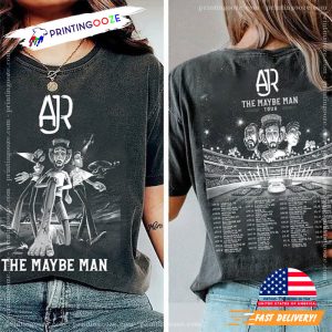 AJR Pop band The Maybe Man Tour 2024 Two Sided Shirt 2