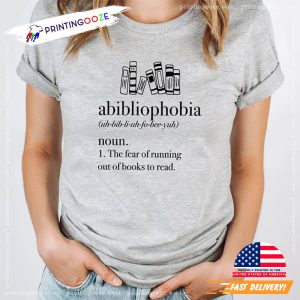 Abibliophobia Definition book lovers Comfort Colors T shirt, gifts for bookworms 2