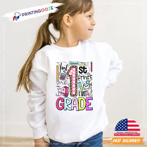 Adorable First Grade Shirt for Girl