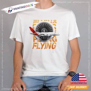 Airplane Jet Engine Flying aircraft shirts