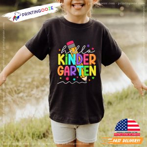 Back To School Hello Kindergarten Unisex T shirt 2