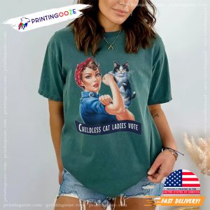 Childless Cat Ladies Vote 2024 Anti Republican t shirt 3